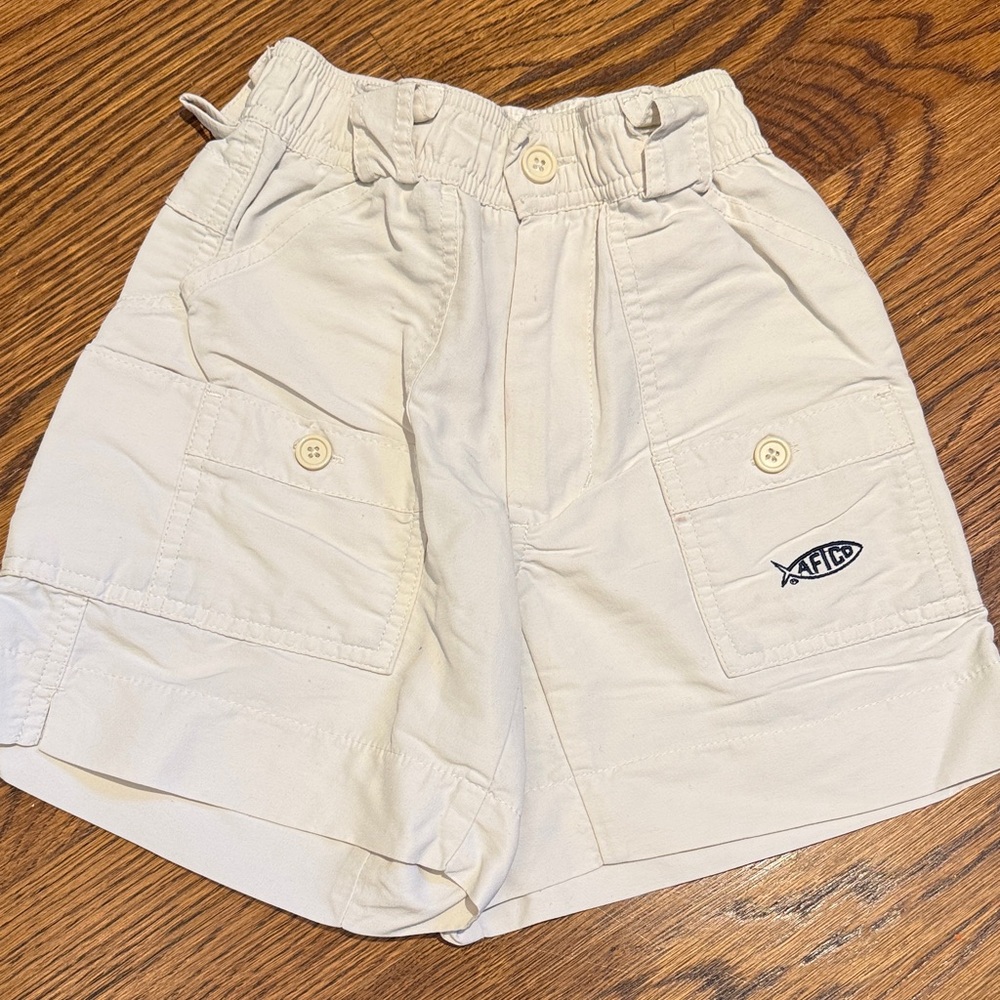 AFTCO Light Khaki Cargo Shorts